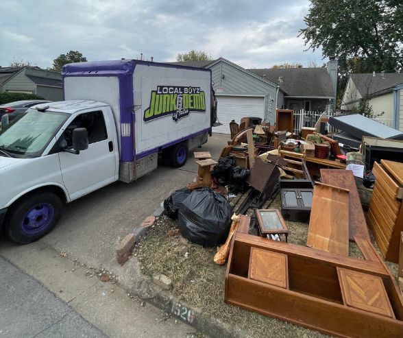 Commercial Junk Removal - Local Boyz Junk and Demo Of Tulsa